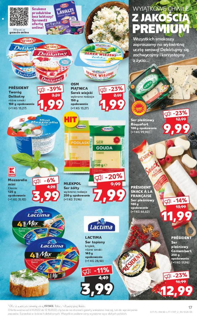 Gazetka promocyjna Kaufland do 12/10/2022 str.17