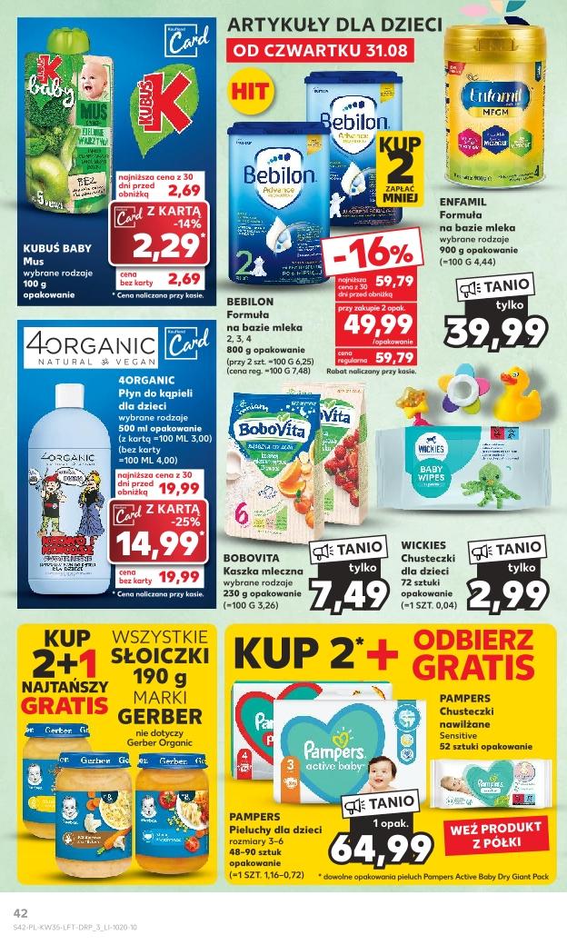 Gazetka promocyjna Kaufland do 06/09/2023 str.42