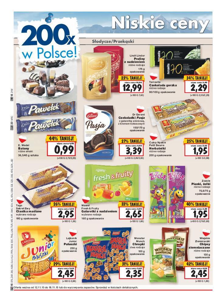 Gazetka promocyjna Kaufland do 18/11/2015 str.20