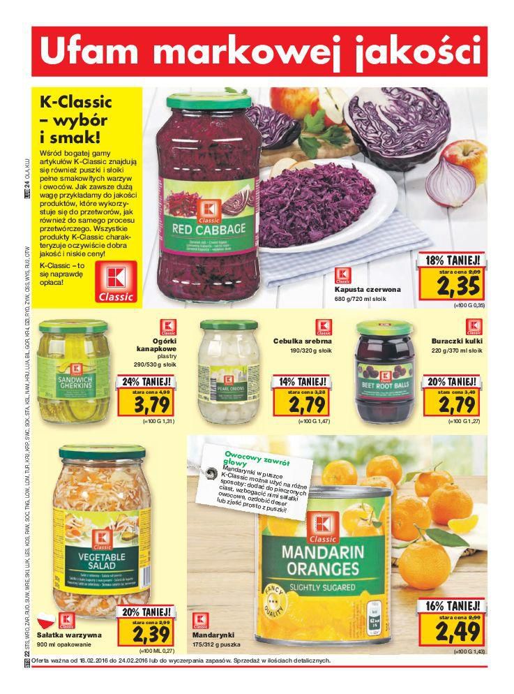 Gazetka promocyjna Kaufland do 24/02/2016 str.22