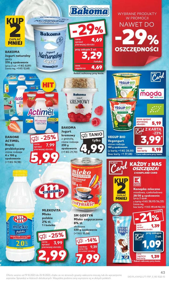 Gazetka promocyjna Kaufland do 25/10/2023 str.43