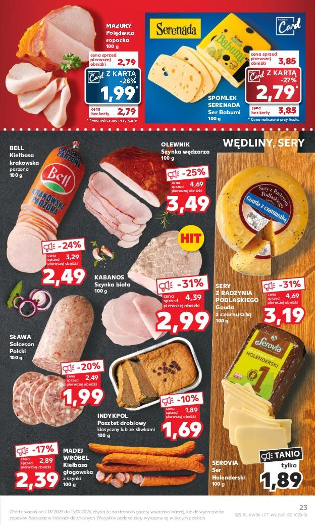 Gazetka promocyjna Kaufland do 13/09/2023 str.23