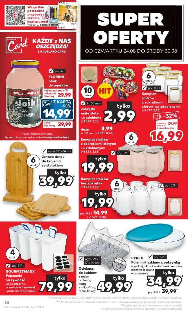 Gazetka promocyjna Kaufland do 30/08/2023 str.62