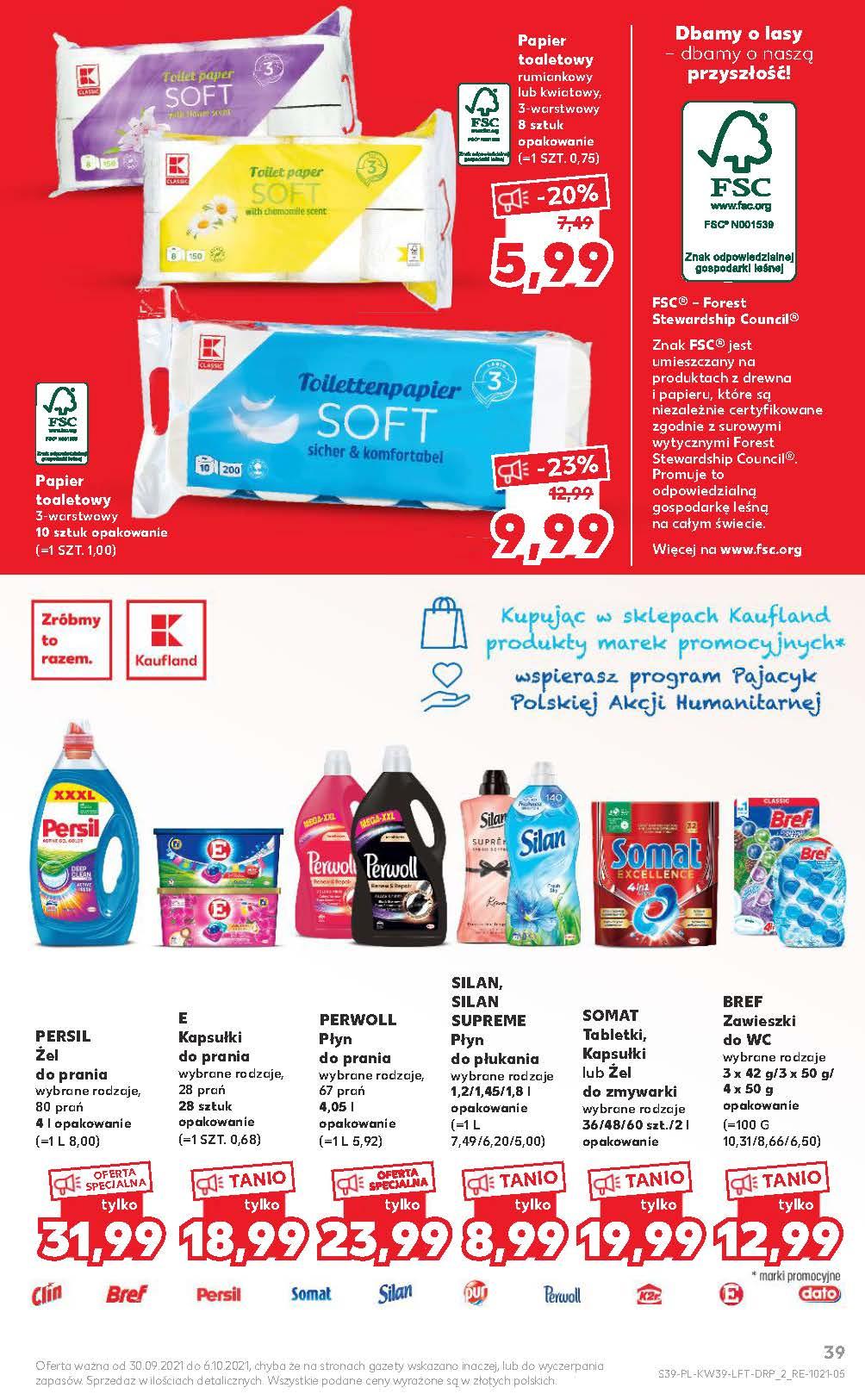 Gazetka promocyjna Kaufland do 06/10/2021 str.39