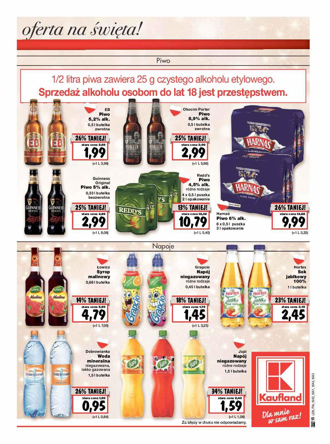 Gazetka promocyjna Kaufland do 09/12/2015 str.15