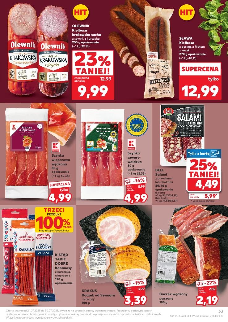 Gazetka promocyjna Kaufland do 30/07/2025 str.33