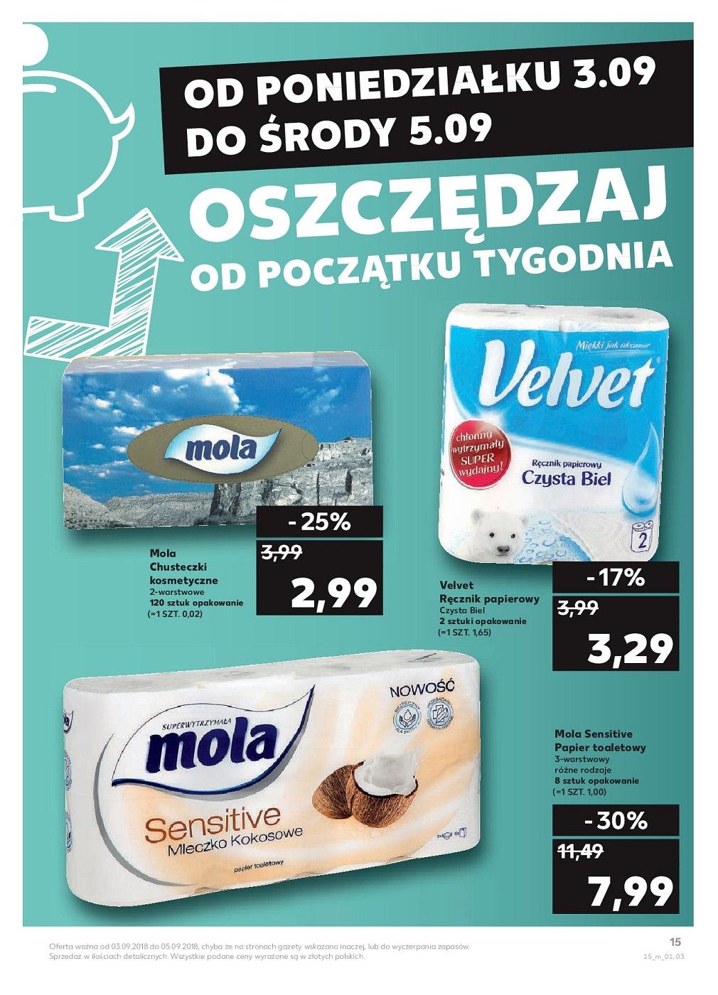 Gazetka promocyjna Kaufland do 05/09/2018 str.15