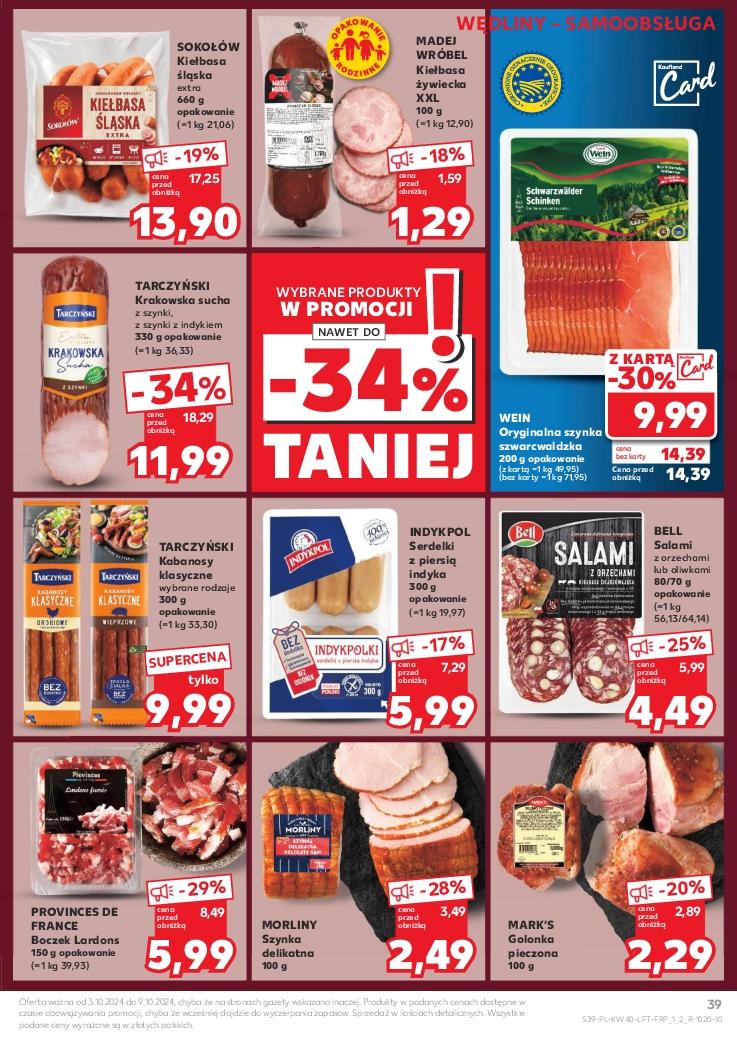 Gazetka promocyjna Kaufland do 09/10/2024 str.39