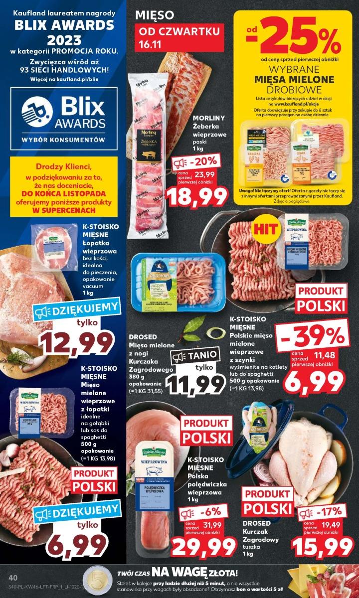 Gazetka promocyjna Kaufland do 22/11/2023 str.40