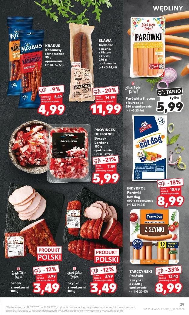 Gazetka promocyjna Kaufland do 20/09/2023 str.29