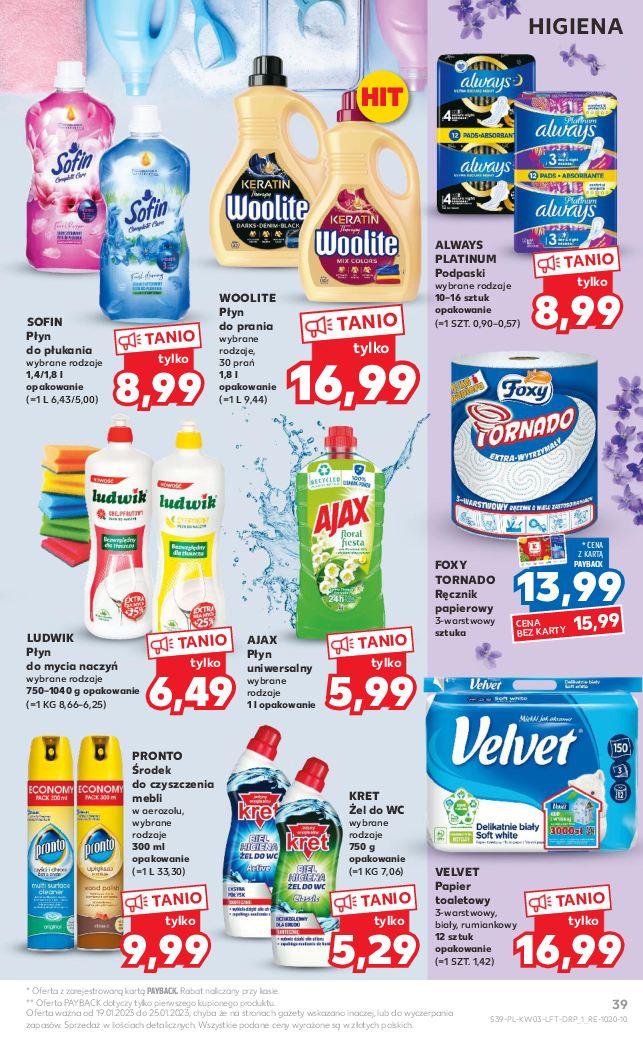 Gazetka promocyjna Kaufland do 25/01/2023 str.39