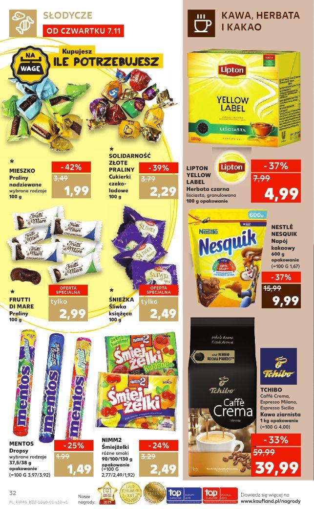 Gazetka promocyjna Kaufland do 13/11/2019 str.32