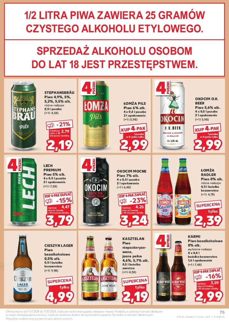 Gazetka promocyjna Kaufland do 17/07/2024 str.75