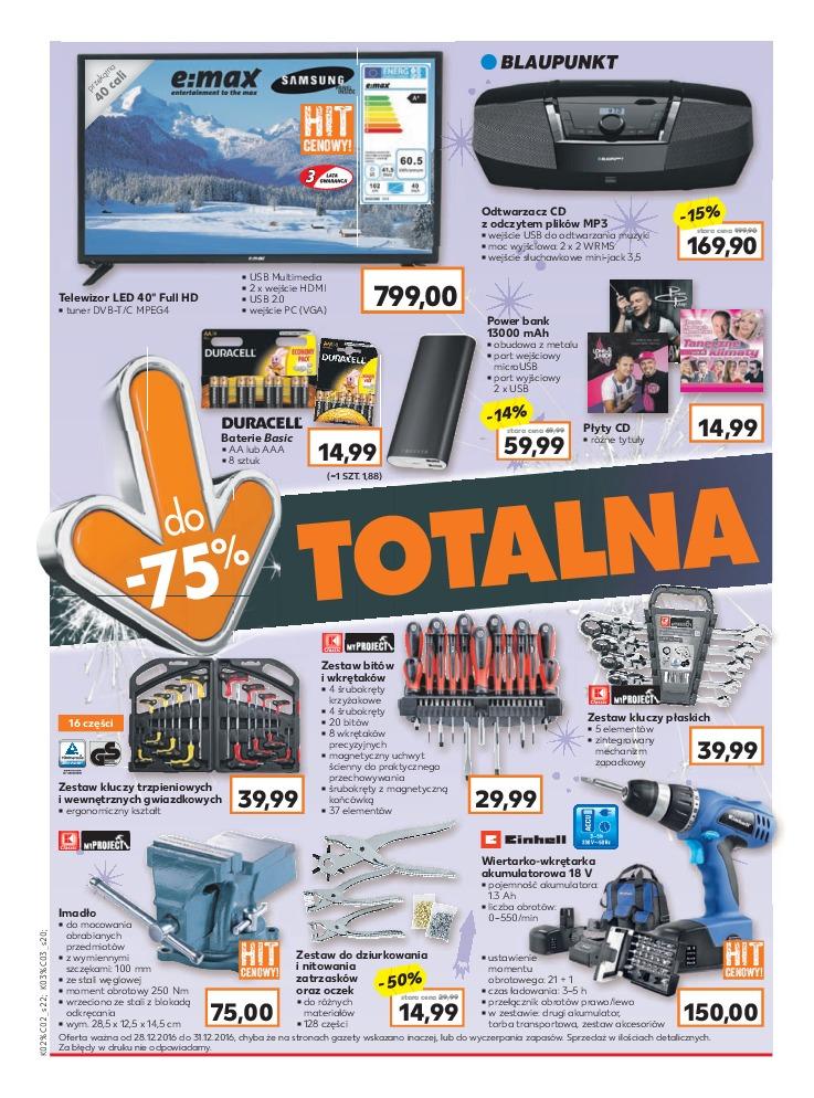 Gazetka promocyjna Kaufland do 31/12/2016 str.22