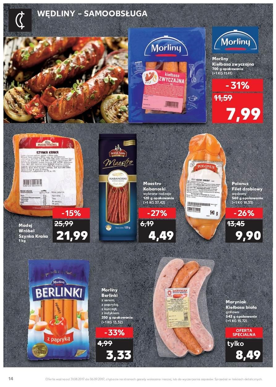 Gazetka promocyjna Kaufland do 06/09/2017 str.14