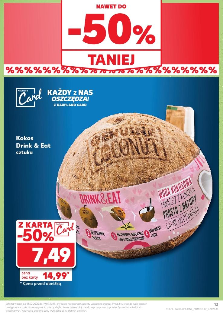 Gazetka promocyjna Kaufland do 19/02/2025 str.13