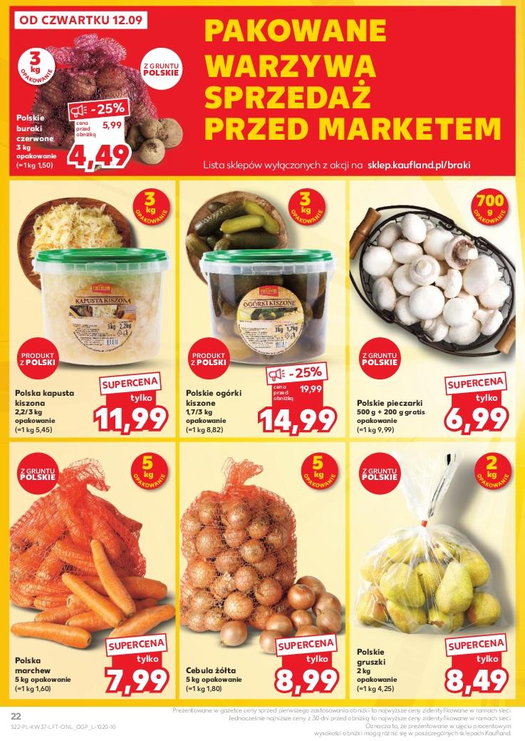 Gazetka promocyjna Kaufland do 18/09/2024 str.22