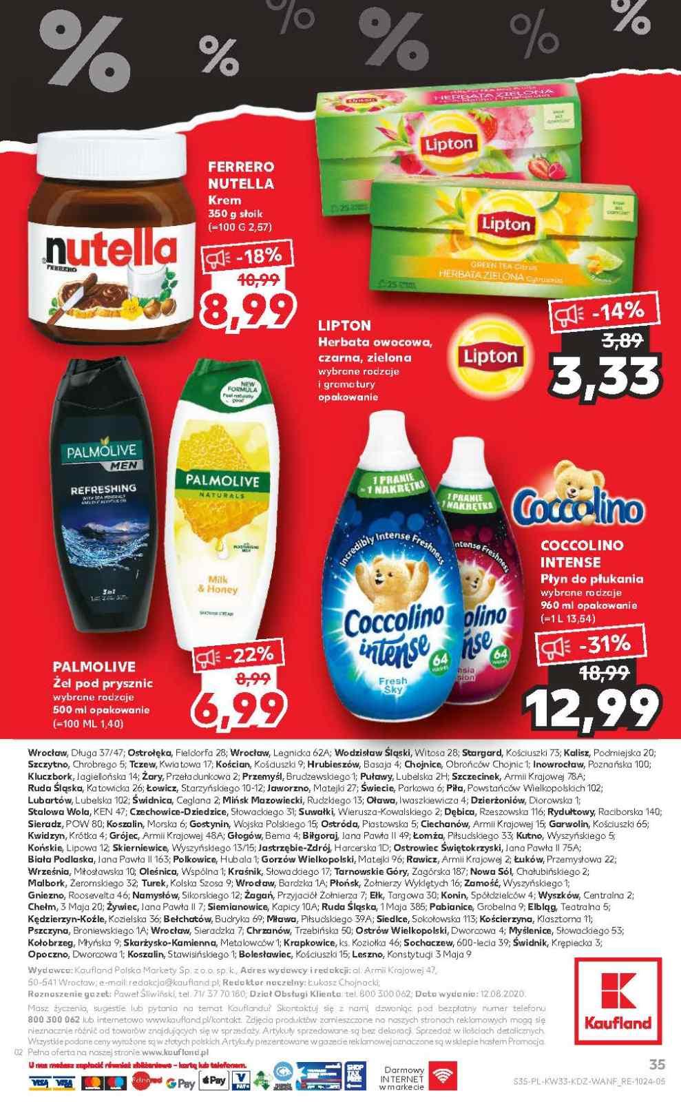 Gazetka promocyjna Kaufland do 19/08/2020 str.35