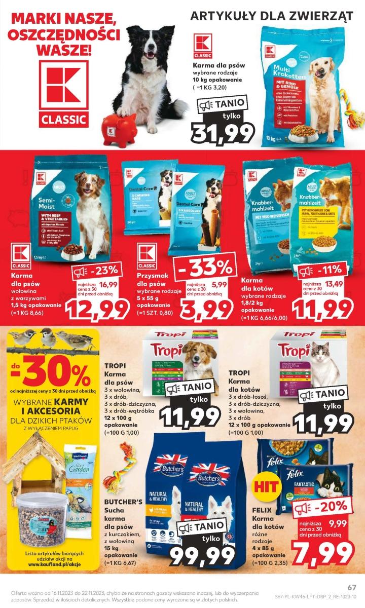 Gazetka promocyjna Kaufland do 22/11/2023 str.67