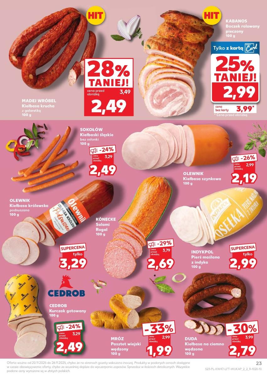 Gazetka promocyjna Kaufland do 26/11/2025 str.23