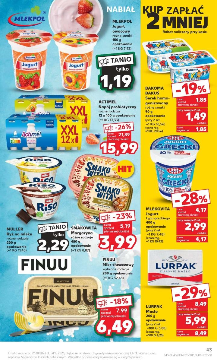 Gazetka promocyjna Kaufland do 31/10/2023 str.43