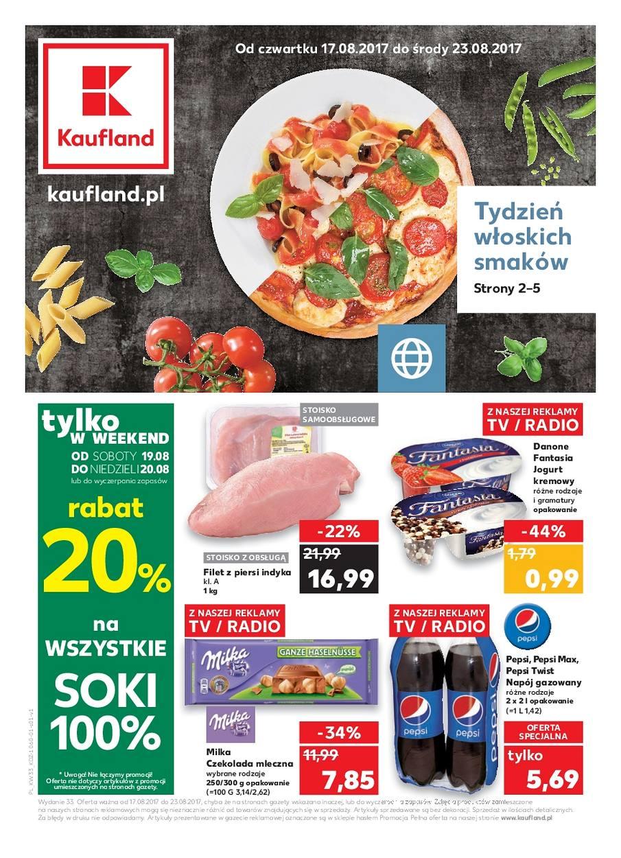 Gazetka promocyjna Kaufland do 23/08/2017 str.1