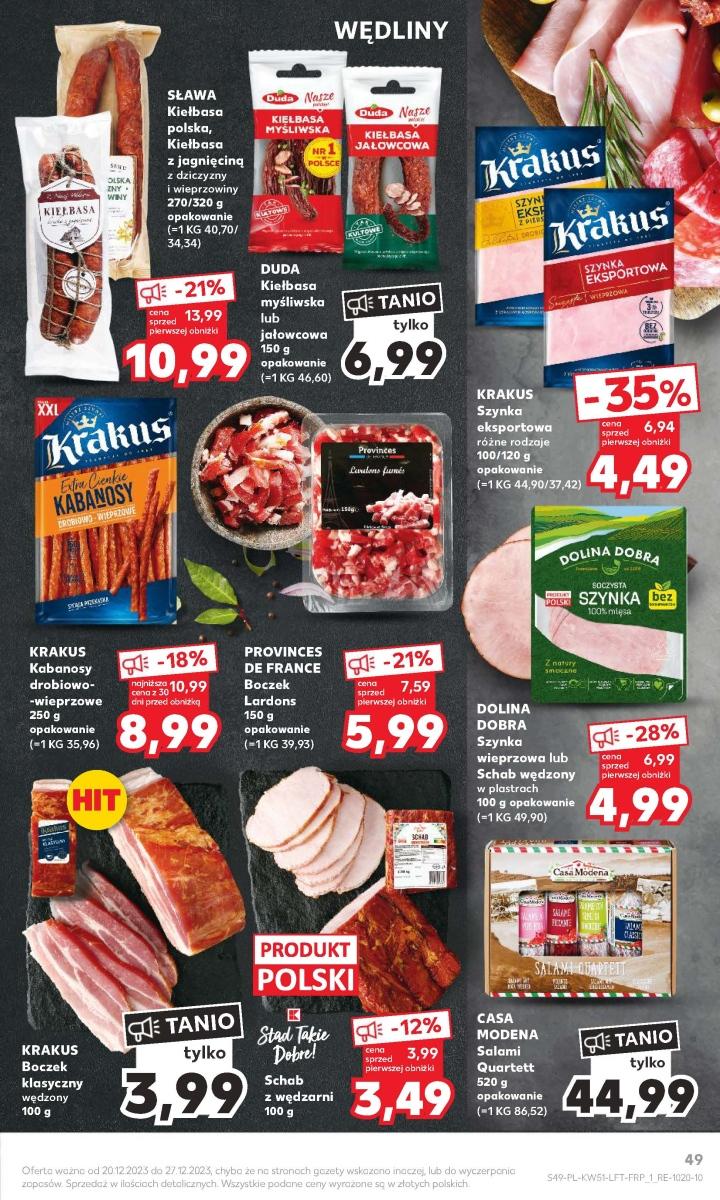 Gazetka promocyjna Kaufland do 27/12/2023 str.49