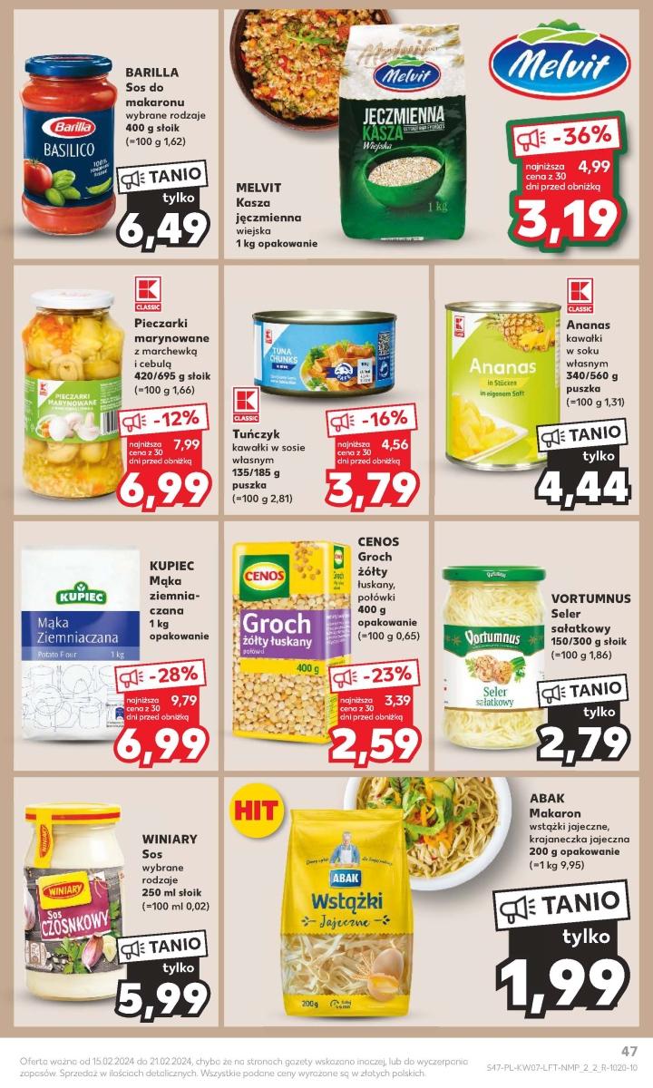 Gazetka promocyjna Kaufland do 21/02/2024 str.47