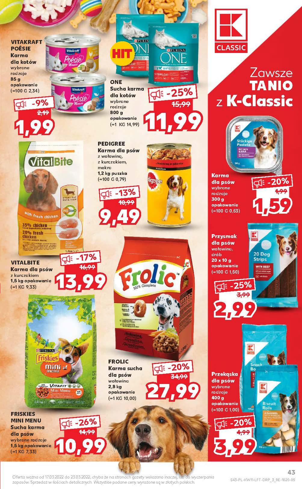 Gazetka promocyjna Kaufland do 23/03/2022 str.43