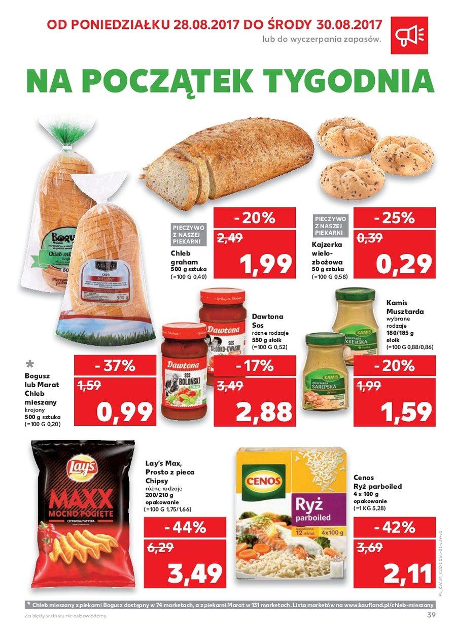 Gazetka promocyjna Kaufland do 30/08/2017 str.39