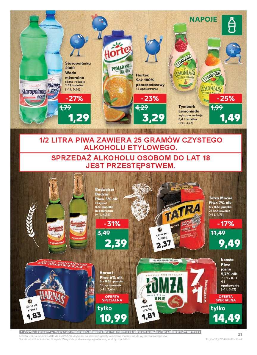 Gazetka promocyjna Kaufland do 05/09/2018 str.21