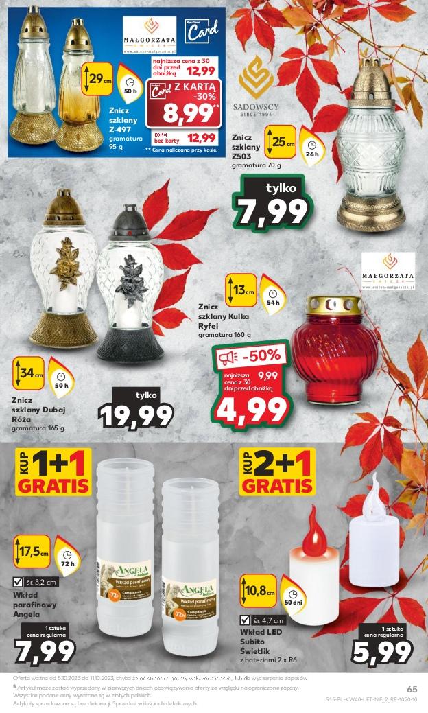 Gazetka promocyjna Kaufland do 11/10/2023 str.65