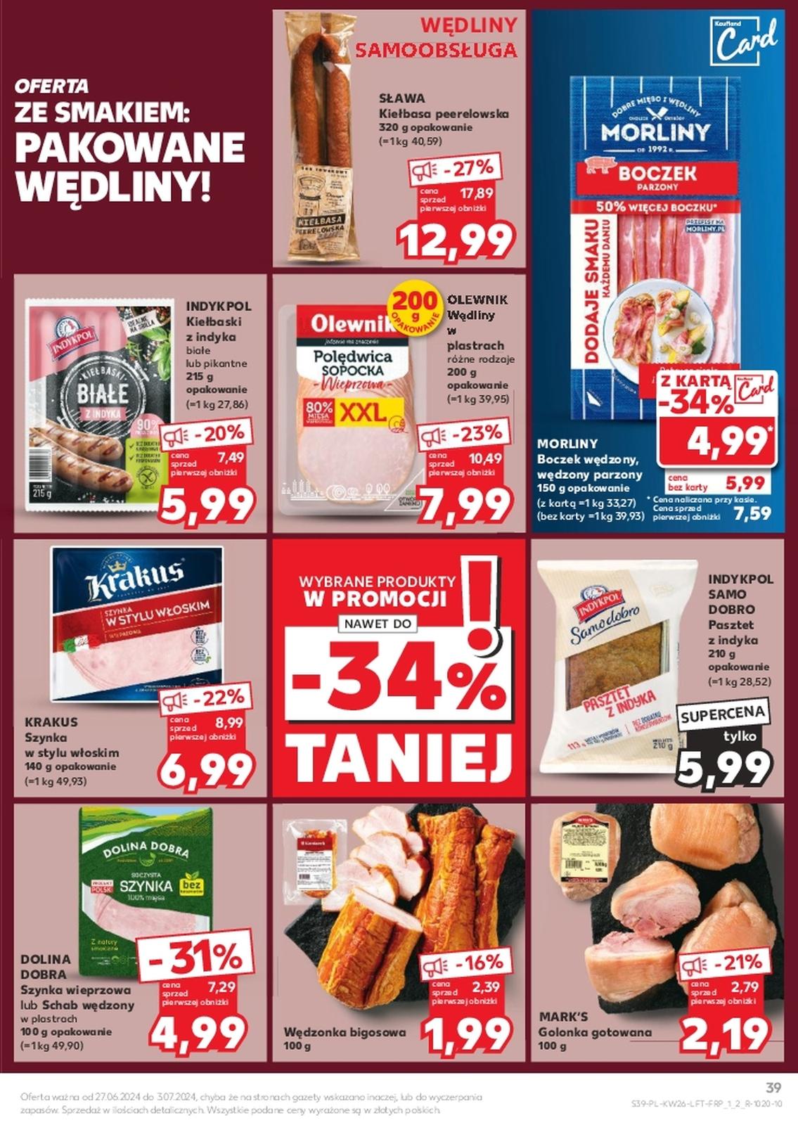 Gazetka promocyjna Kaufland do 03/07/2024 str.39