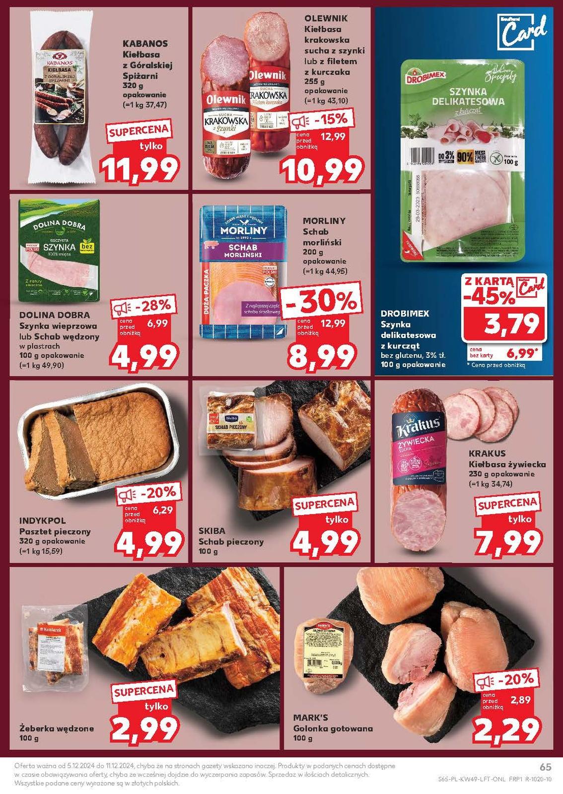 Gazetka promocyjna Kaufland do 11/12/2024 str.65