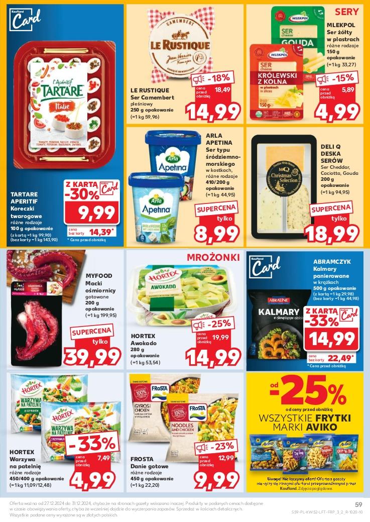 Gazetka promocyjna Kaufland do 31/12/2024 str.59