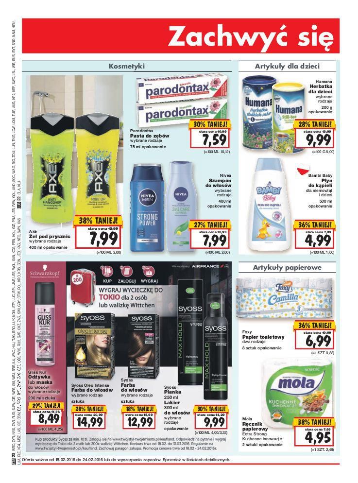 Gazetka promocyjna Kaufland do 24/02/2016 str.20