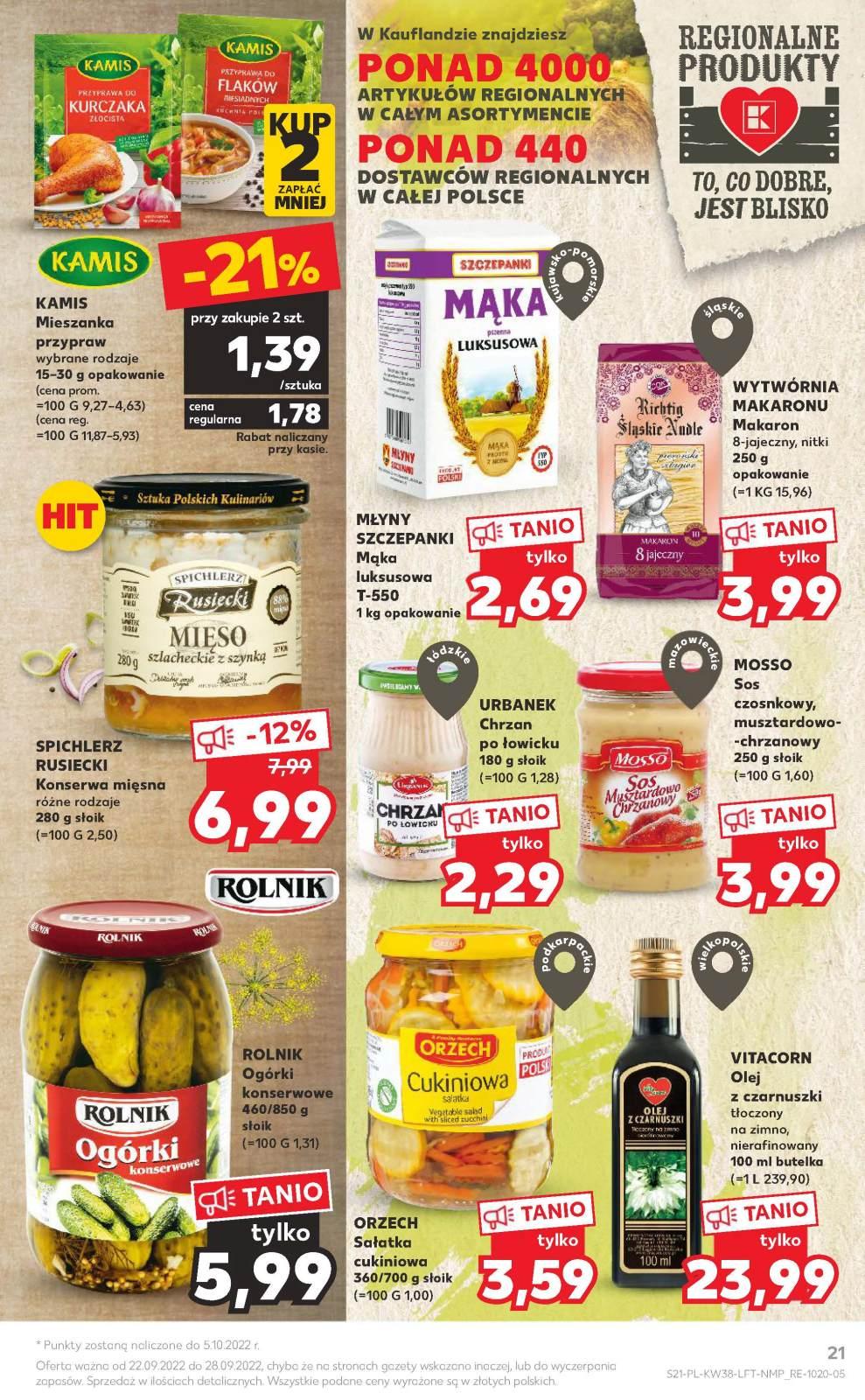 Gazetka promocyjna Kaufland do 28/09/2022 str.21