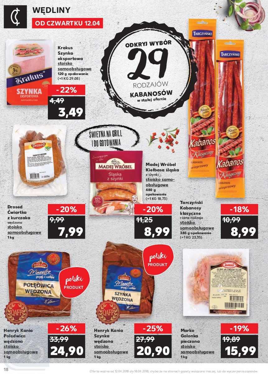 Gazetka promocyjna Kaufland do 18/04/2018 str.18