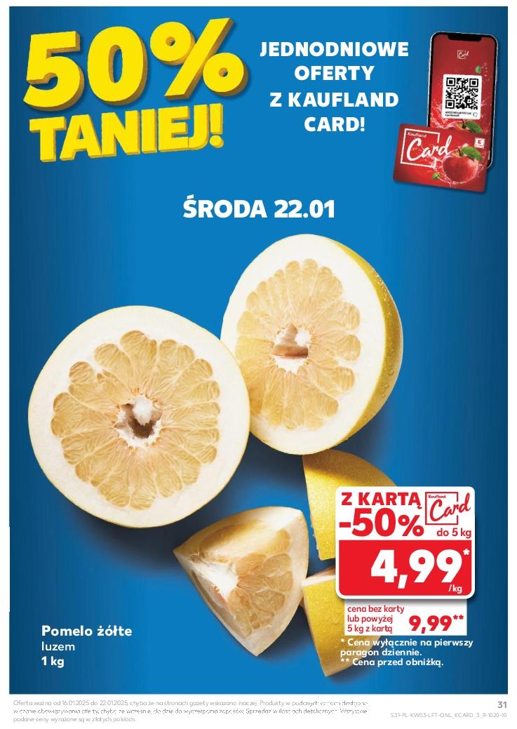 Gazetka promocyjna Kaufland do 22/01/2025 str.31