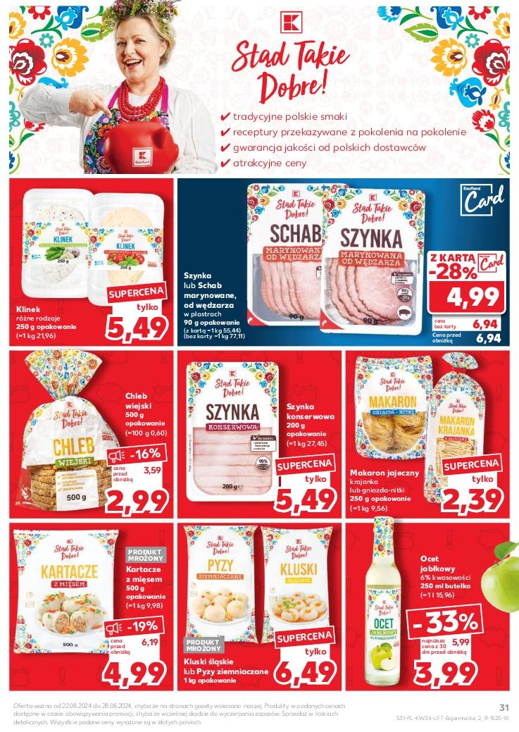 Gazetka promocyjna Kaufland do 28/08/2024 str.31