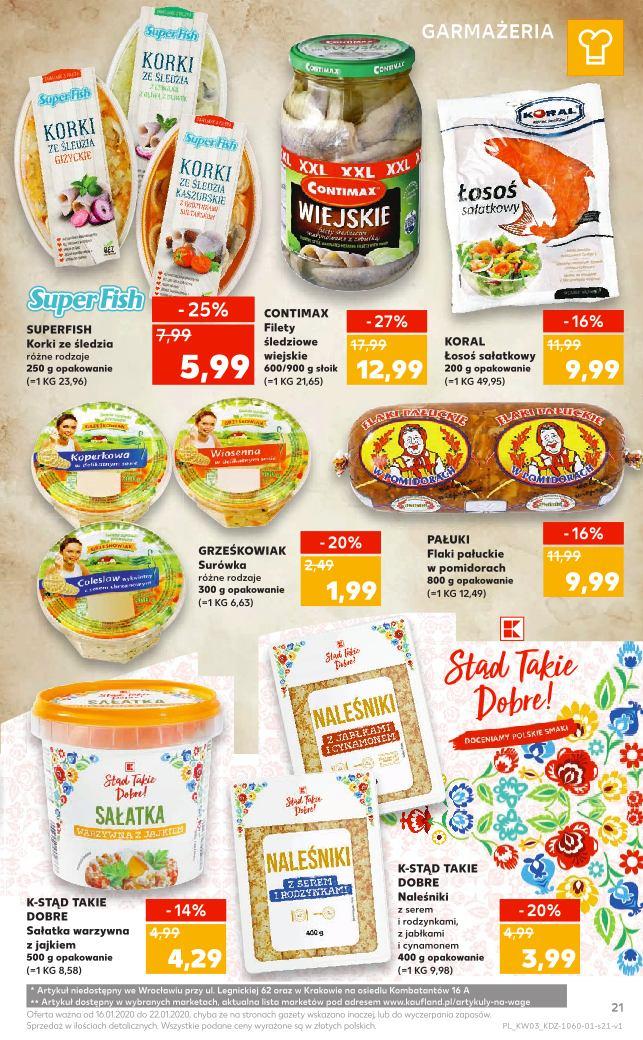 Gazetka promocyjna Kaufland do 22/01/2020 str.21