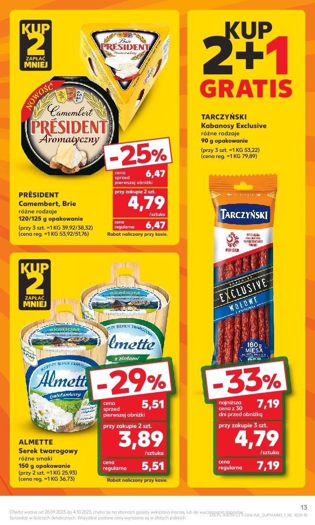 Gazetka promocyjna Kaufland do 04/10/2023 str.13