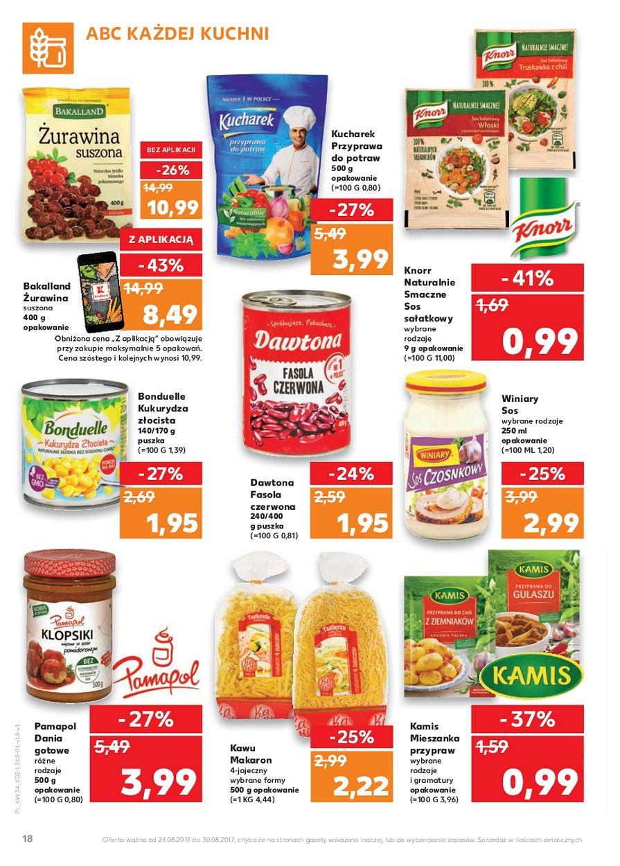 Gazetka promocyjna Kaufland do 30/08/2017 str.18