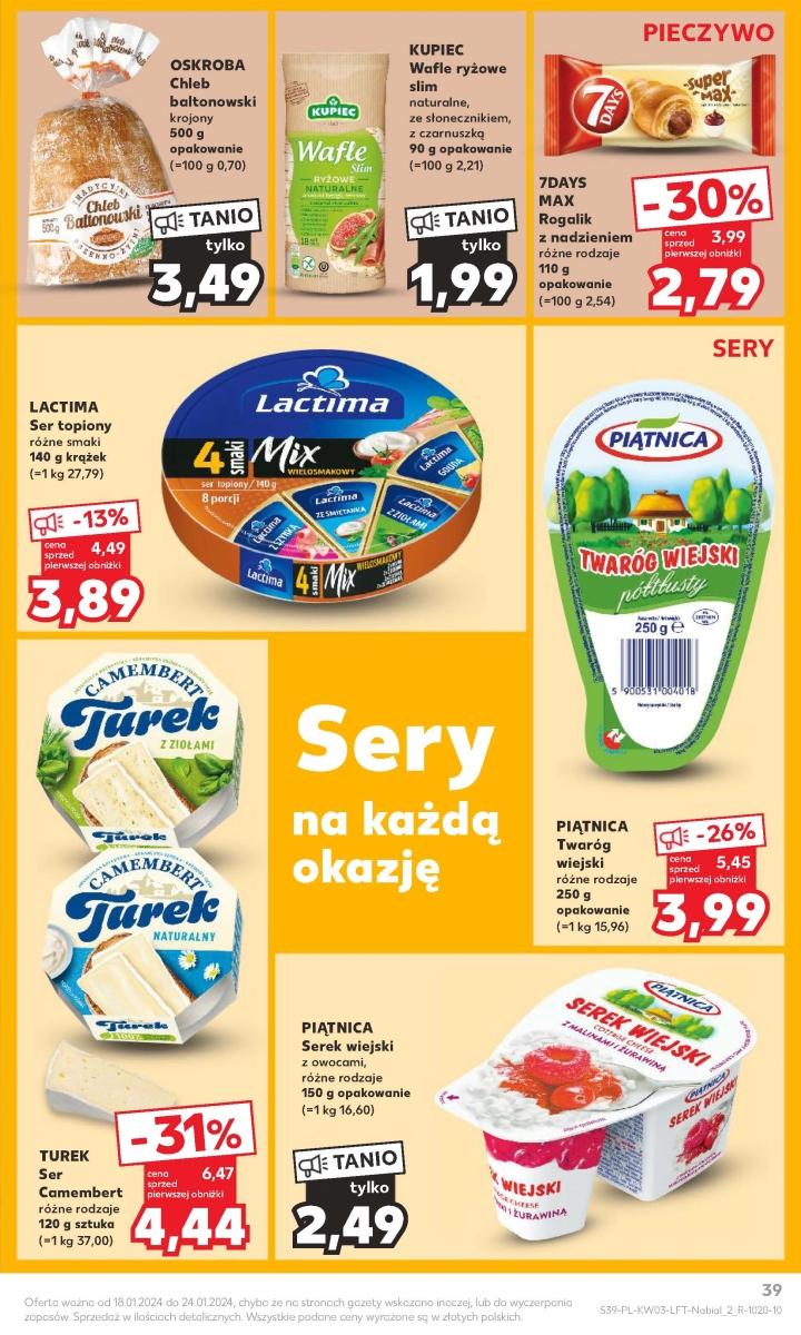 Gazetka promocyjna Kaufland do 24/01/2024 str.39