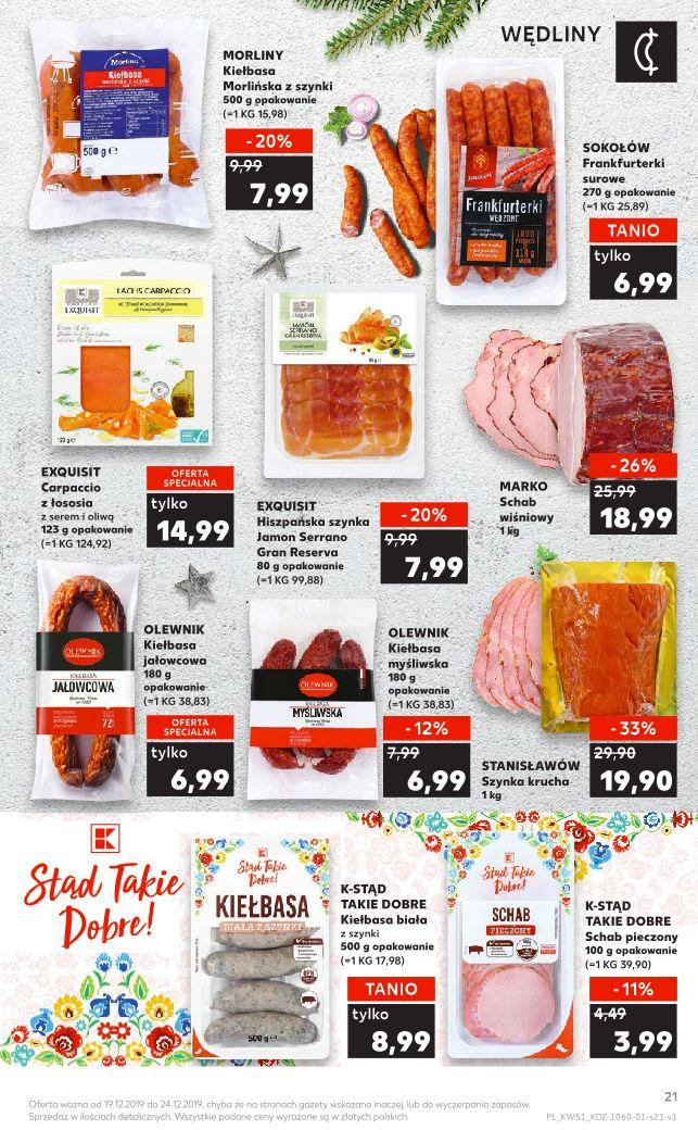 Gazetka promocyjna Kaufland do 24/12/2019 str.21