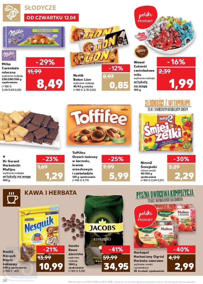 Gazetka promocyjna Kaufland do 18/04/2018 str.28