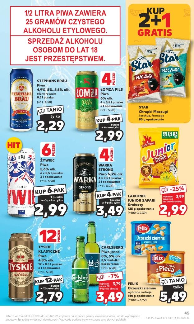 Gazetka promocyjna Kaufland do 30/08/2023 str.45