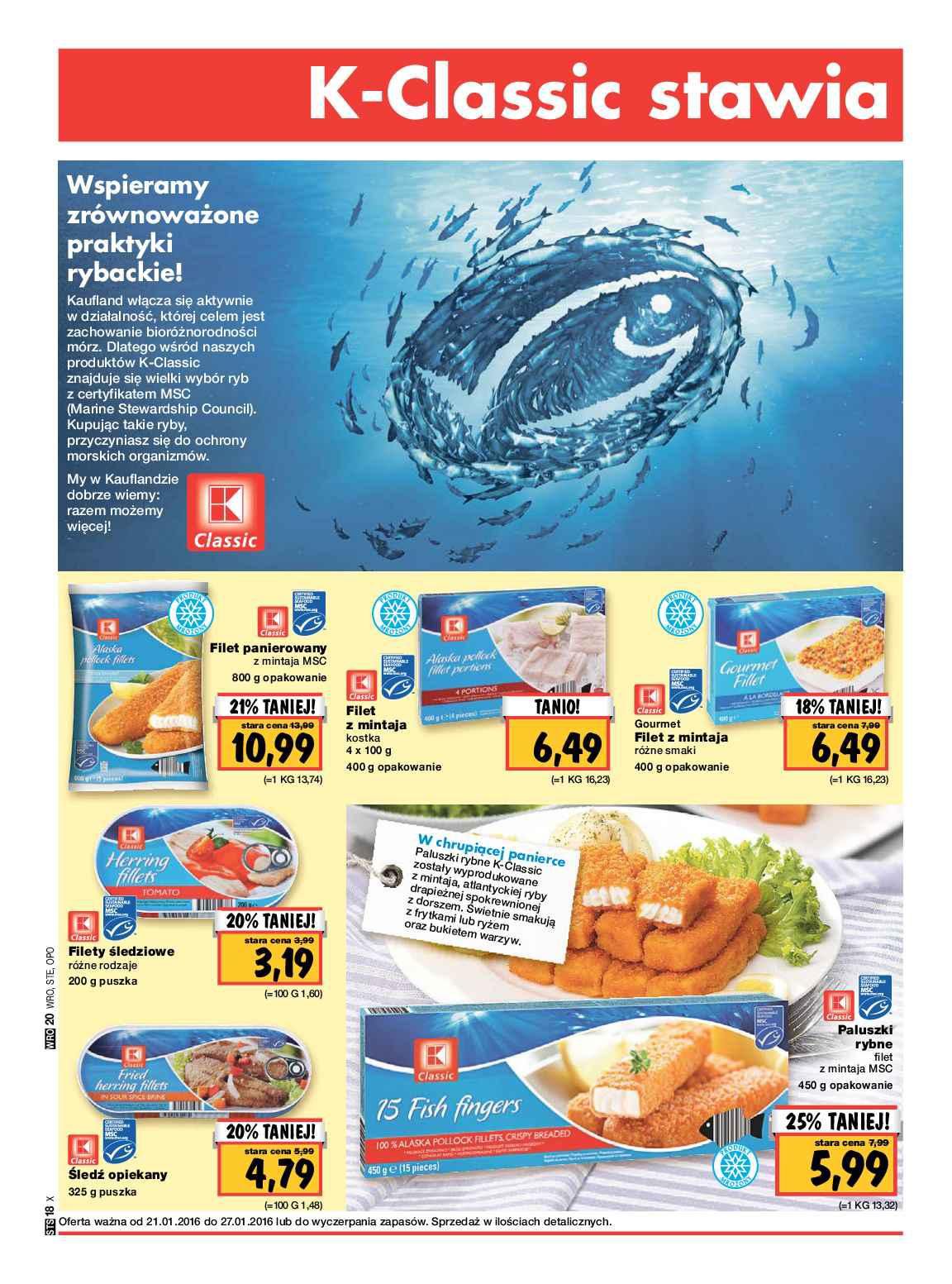 Gazetka promocyjna Kaufland do 27/01/2016 str.18