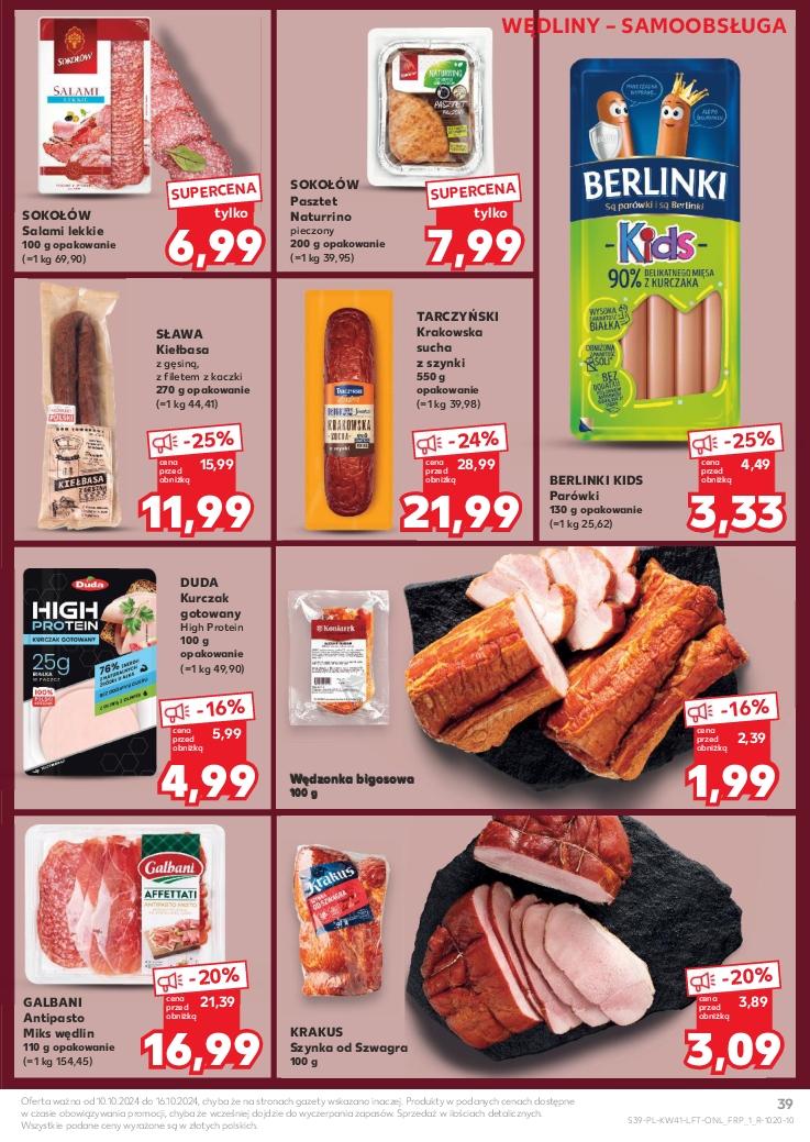 Gazetka promocyjna Kaufland do 16/10/2024 str.39