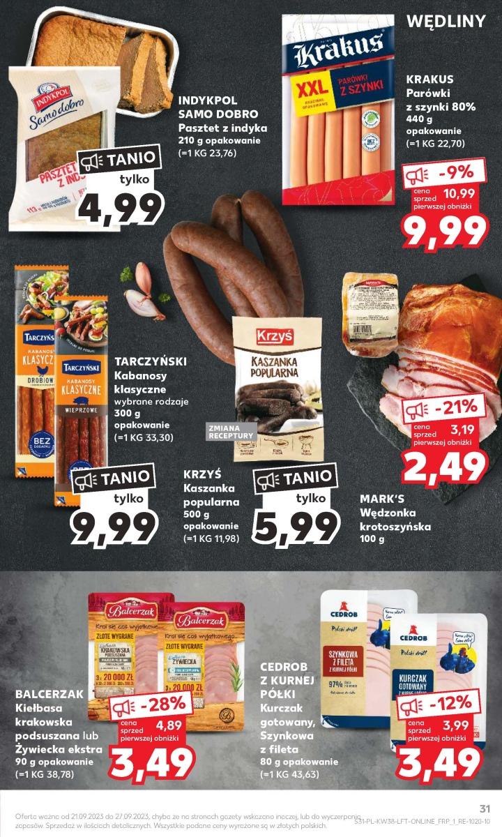 Gazetka promocyjna Kaufland do 27/09/2023 str.31